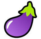 SoftBank aubergine emoji image