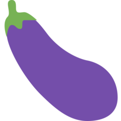 Twitter aubergine emoji image