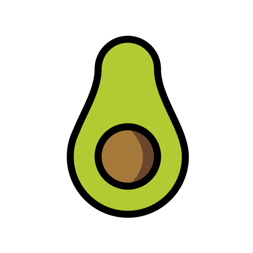 Openmoji Avocado emoji image