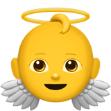 IOS/Apple baby angel emoji image