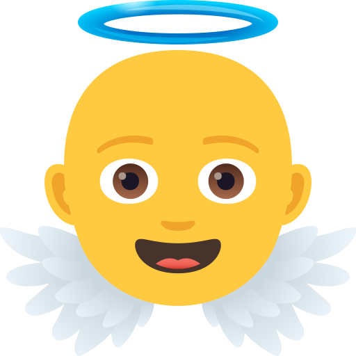 JoyPixels baby angel emoji image