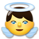 LG baby angel emoji image