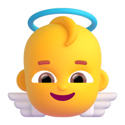 Microsoft Teams baby angel emoji image