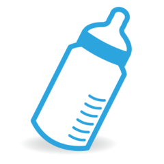 Emojidex baby bottle emoji image