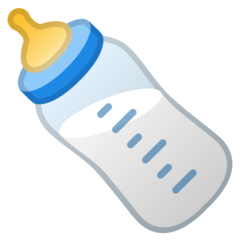 Google baby bottle emoji image