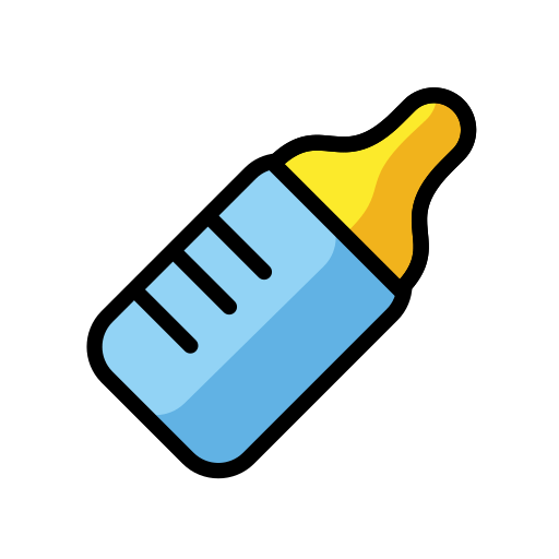 Openmoji baby bottle emoji image