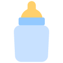 Toss baby bottle emoji image