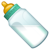 Whatsapp baby bottle emoji image