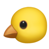 IOS/Apple baby chick emoji image