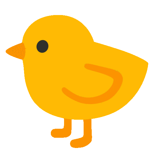 Noto Emoji Animation baby chick emoji image