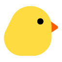 Toss baby chick emoji image