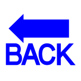 Docomo back with leftwards arrow above emoji image