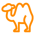 au by KDDI bactrian camel emoji image