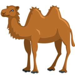 Facebook Messenger bactrian camel emoji image