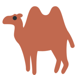 Twitter bactrian camel emoji image