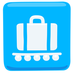 Facebook Messenger baggage claim emoji image