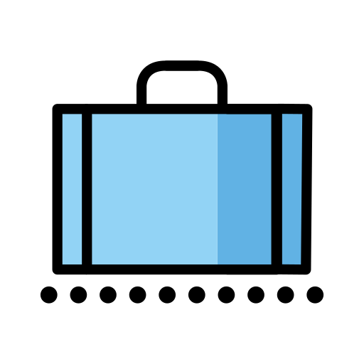 Openmoji baggage claim emoji image