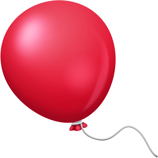 Facebook balloon emoji image