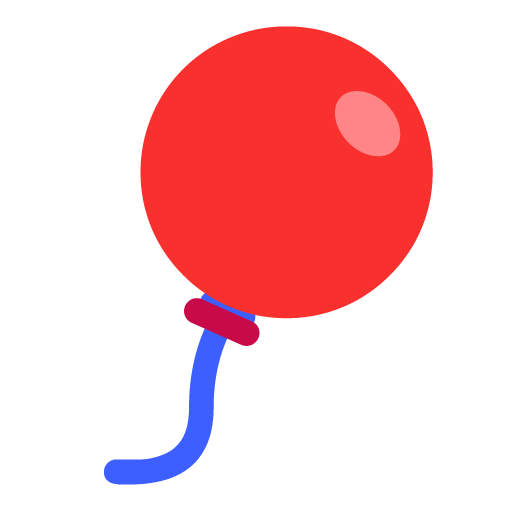 Microsoft balloon emoji image