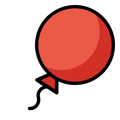 Openmoji balloon emoji image