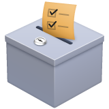 Whatsapp ballot box with ballot emoji image