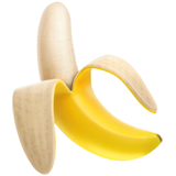 IOS/Apple banana emoji image