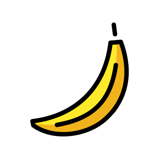 Openmoji banana emoji image