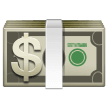 Samsung banknote with dollar sign emoji image