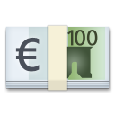 LG banknote with euro sign emoji image