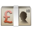 Samsung banknote with pound sign emoji image