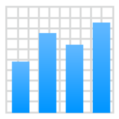 Emojidex bar chart emoji image
