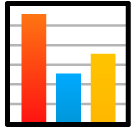 SoftBank bar chart emoji image