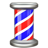 IOS/Apple barber pole emoji image