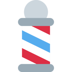 Twitter barber pole emoji image