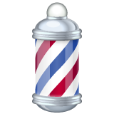 Whatsapp barber pole emoji image