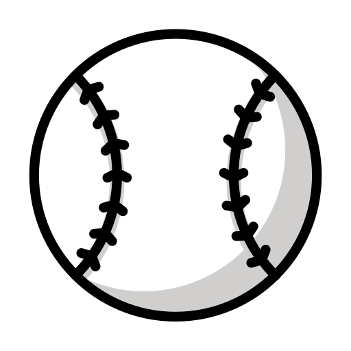 Openmoji baseball emoji image