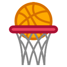 HTC basketball and hoop emoji image