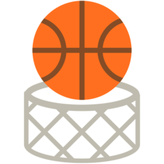 Mozilla basketball and hoop emoji image