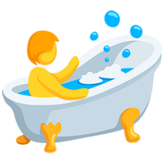 Facebook Messenger bath emoji image