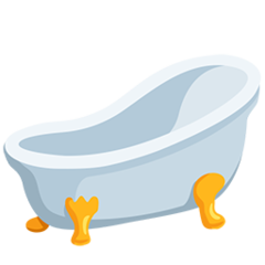 Facebook Messenger bathtub emoji image