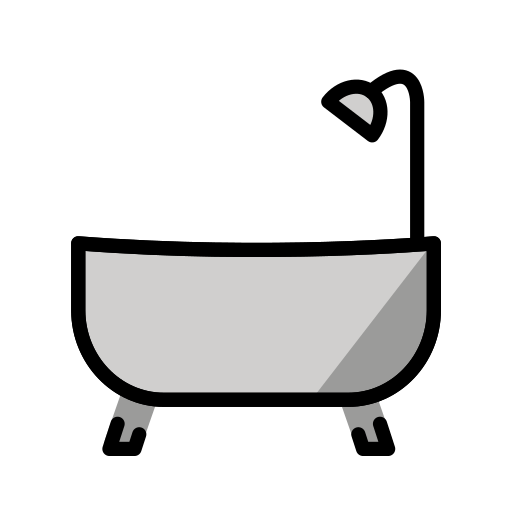 Openmoji bathtub emoji image
