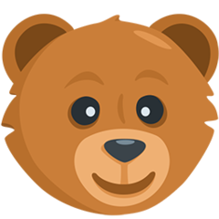 Facebook Messenger bear face emoji image