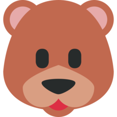 Twitter bear face emoji image