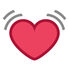 HTC beating heart emoji image