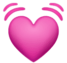 Huawei beating heart emoji image