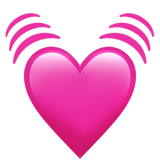 IOS/Apple beating heart emoji image