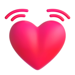 Microsoft Teams beating heart emoji image