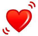 SoftBank beating heart emoji image