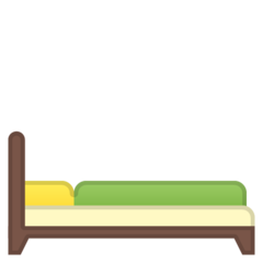 Google bed emoji image