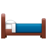 Whatsapp bed emoji image
